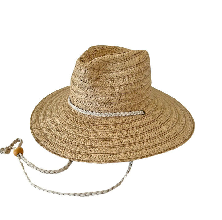 360FIVE Everyday Hat - Aloe Fedora Gardening Straw Wide Brim Sun Hat