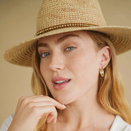 Riviera Fedora - Raffia Straw UV Sun Hat UPF50+ House of Ord - Cape Town