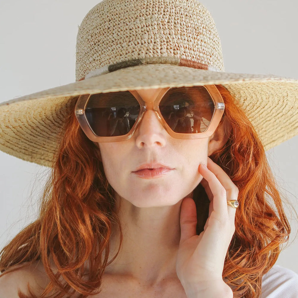 Mia Raffia Capeline Sunhat